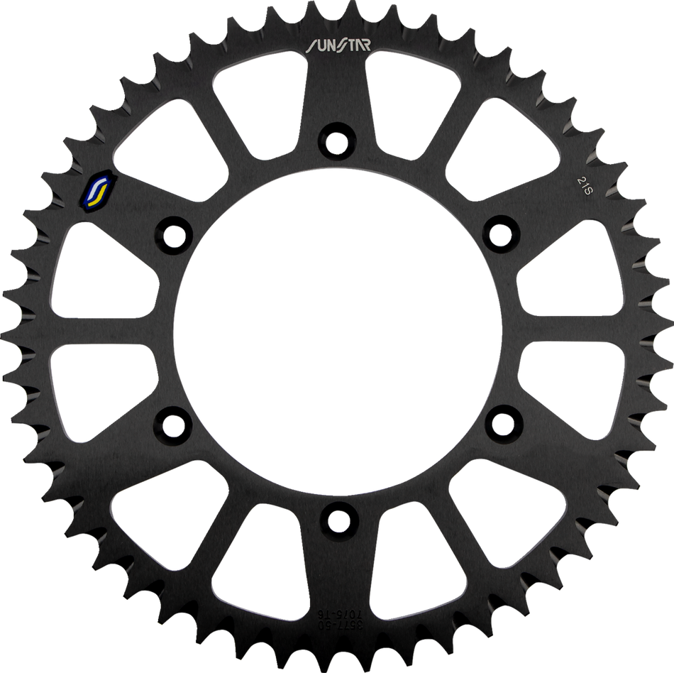 SUNSTAR SPROCKETS Rear Sprocket - 50 Tooth - Suzuki - Black 5-357750BK