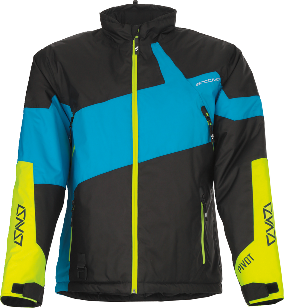 ARCTIVA Pivot 6 Jacket - Black/Blue/Hi-Vis - XL 3120-2115