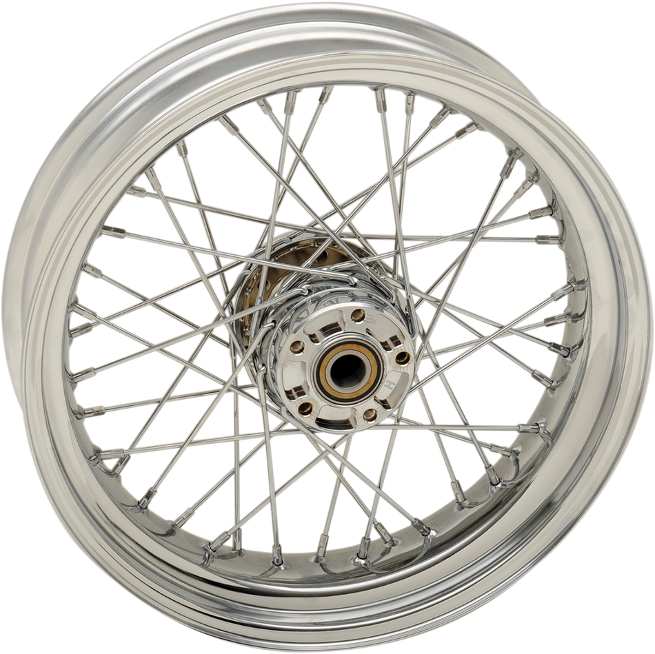 DRAG SPECIALTIES Rear Wheel - Single Disc/No ABS - Chrome - 17"x4.50" - '08-'17 FXD 64409