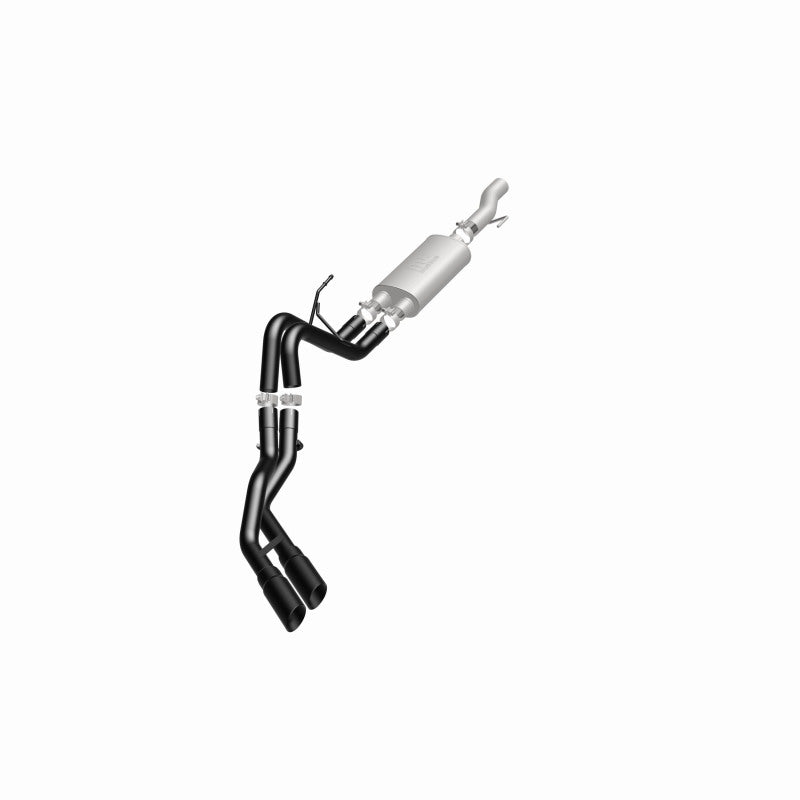 MagnaFlow SYS Cat-Back 10-14 Ford Raptor 6.2L V8 2.5/3in Black Dual Same Side Exit Rear 3.5 Tips 15366