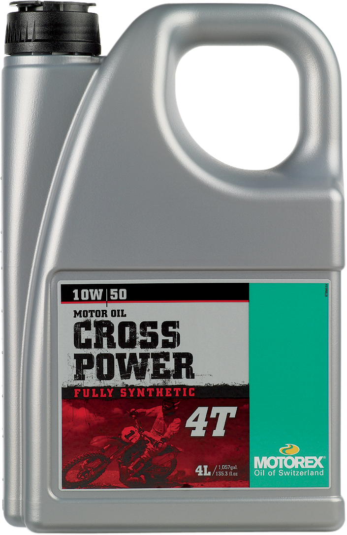 Aceite de motor MOTOREX Cross Power sintético 4T - 10W-50 - 4L 102257 