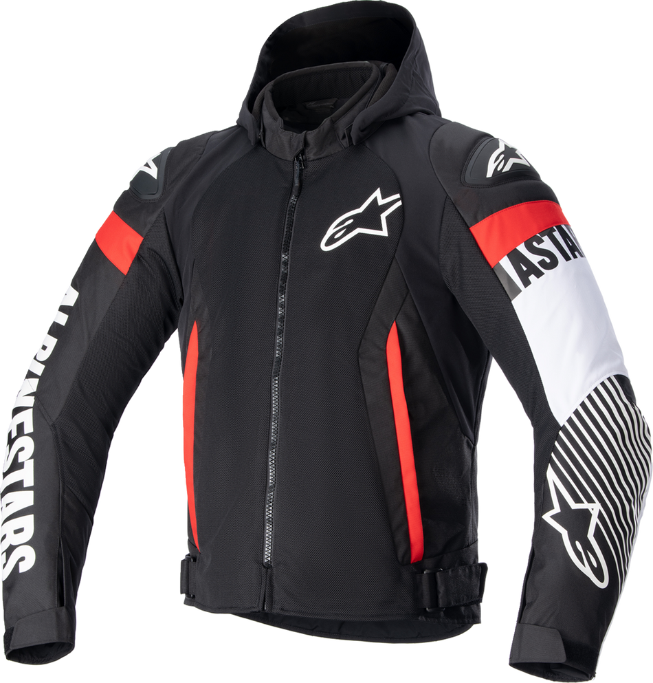 ALPINESTARS Zaca Air Jacket - Black/White/Red - 3XL 3306423-1231-3X