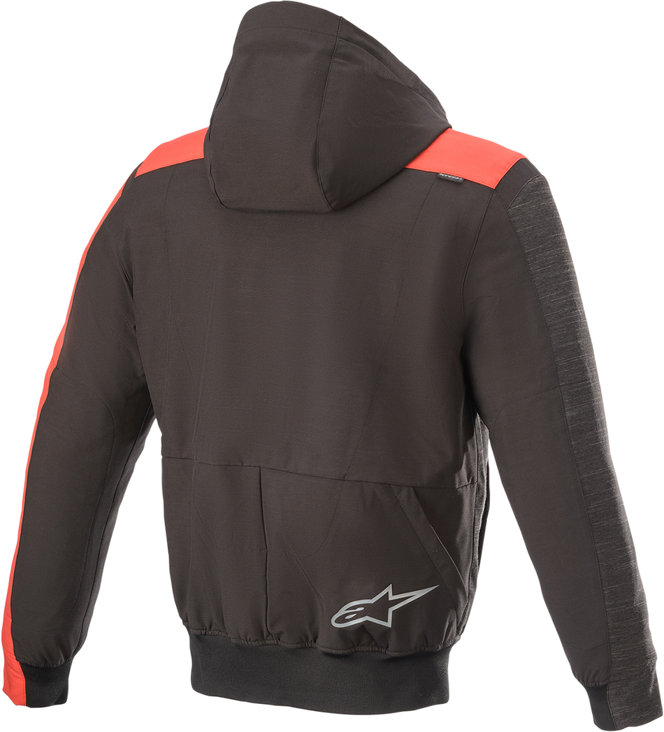 ALPINESTARS Rhod Windstopper Hoodie - Black/Gray/Red - 2XL 4200420-1123-2X