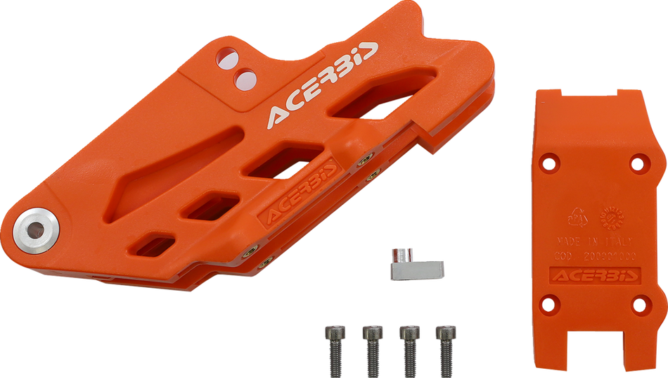 ACERBIS Complete Chain Guide Block - KTM/Gas Gas/Husqvarna/Sherco - Orange 2284560036