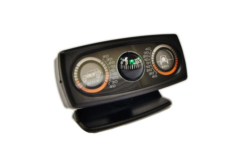 Rampage 1999-2019 Universal Clinometer With Compass - Black 791006