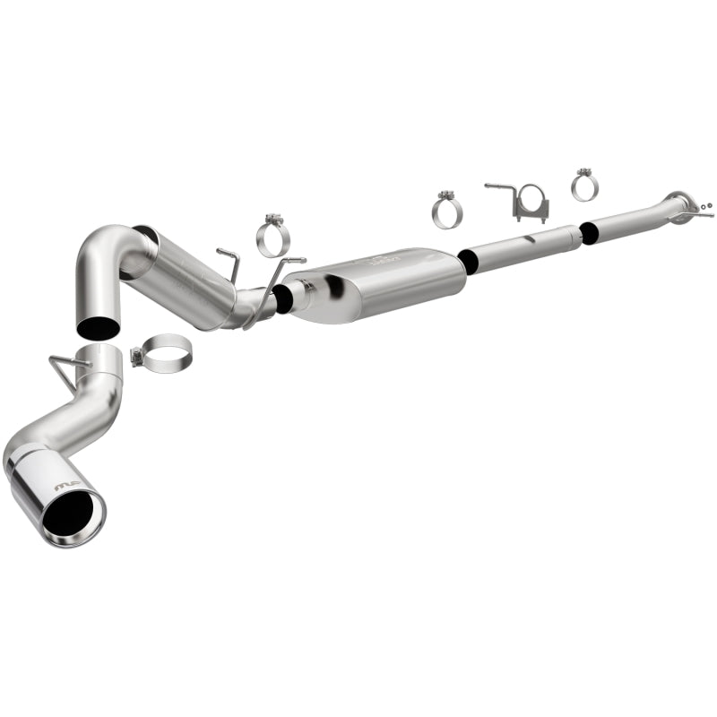 MagnaFlow 2022+ GM 2500/3500HD 6.6L Gas Single Passenger Side Rear Exit Cat-Back Exhaust 19524