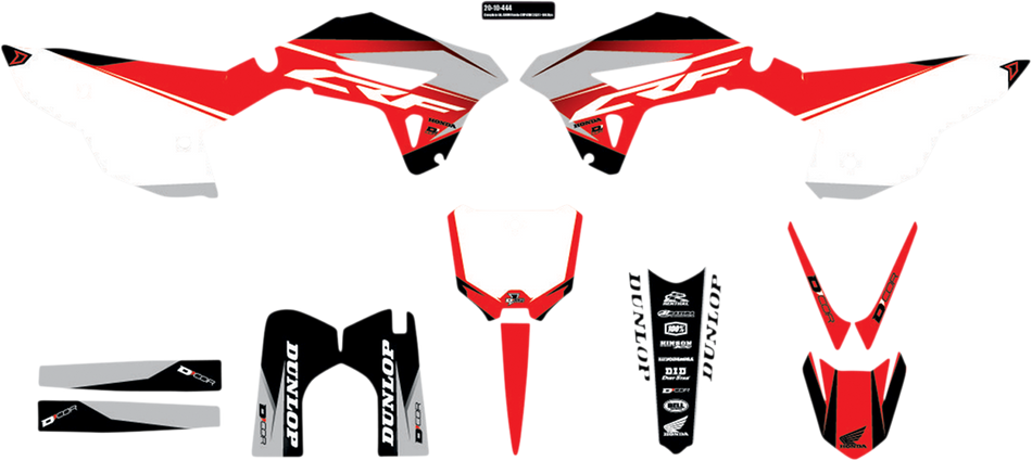 D'COR VISUALS Graphic Kit - Honda 20-10-444