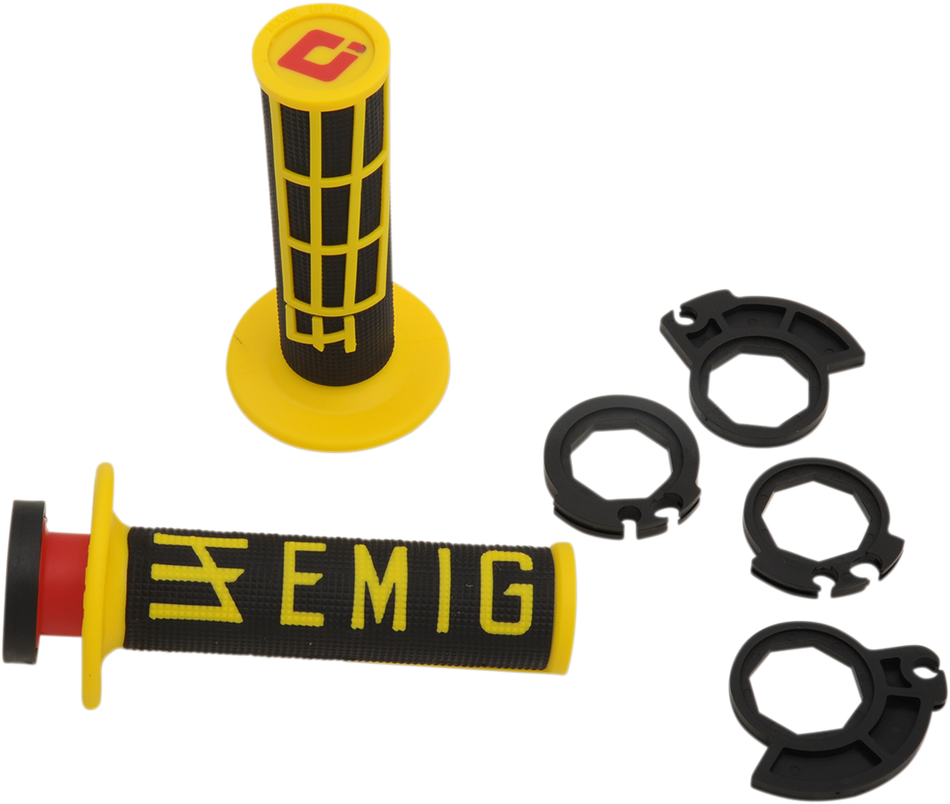 ODI Grips - Emig - Racing - Black/Yellow H36EMBY