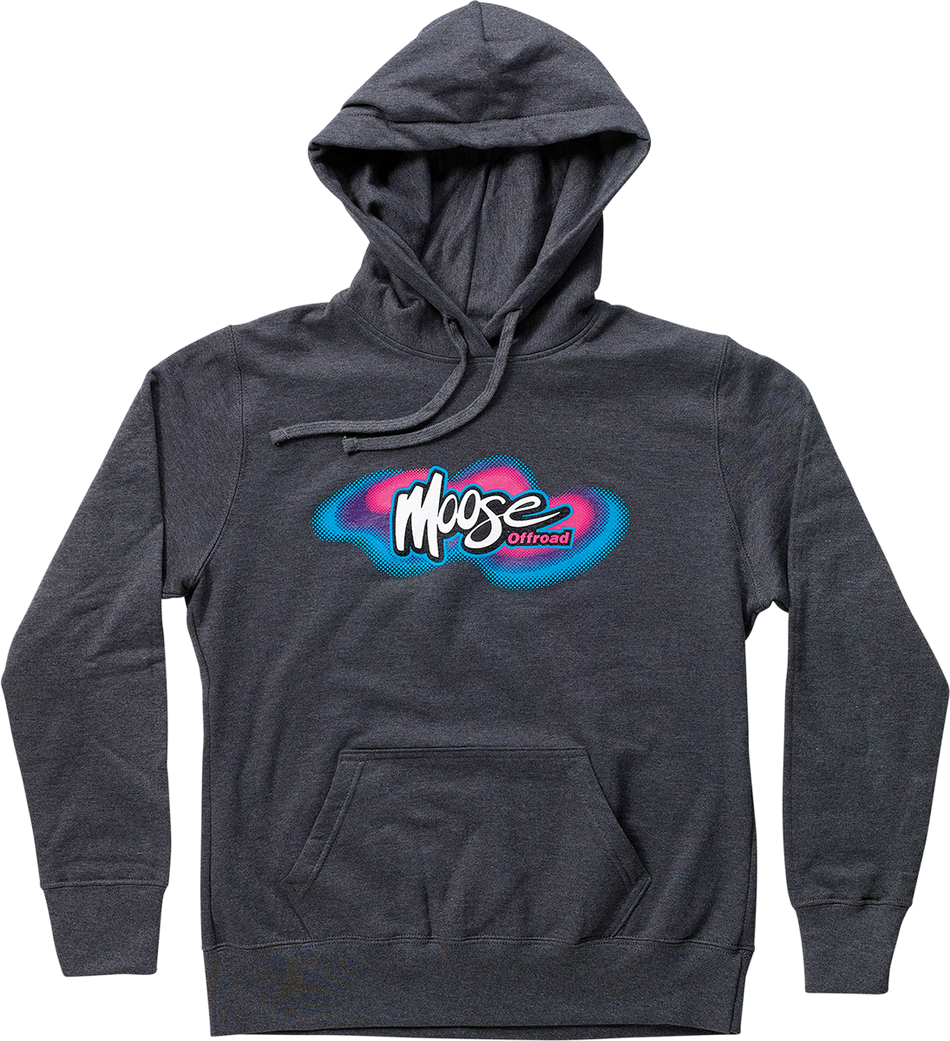 MOOSE RACING Women's Retro Hoodie - Gray - Medium 3051-1151