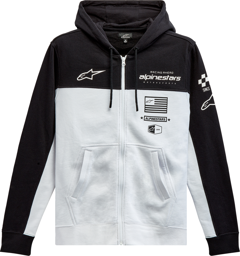 ALPINESTARS H Block Hoodie - Schwarz/Weiß - Medium 1213510701020M