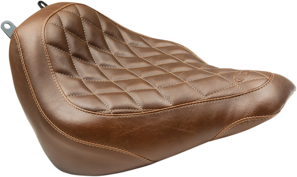 MUSTANG Wide Tripper Seat - Diamond - Brown 83005