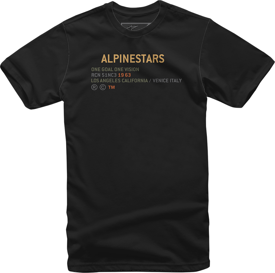 ALPINESTARS Quest T-Shirt – Schwarz – Groß 1212-7200210-L