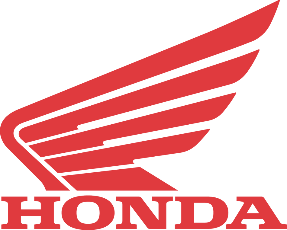 FACTORY EFFEX Logo Decals - Honda Wing - Red - 3 Pack 04-2678