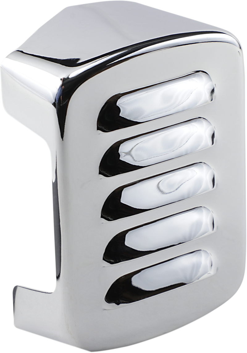 DRAG SPECIALTIES Louvered Coil Cover - Harley Davidson - Chrome 13005