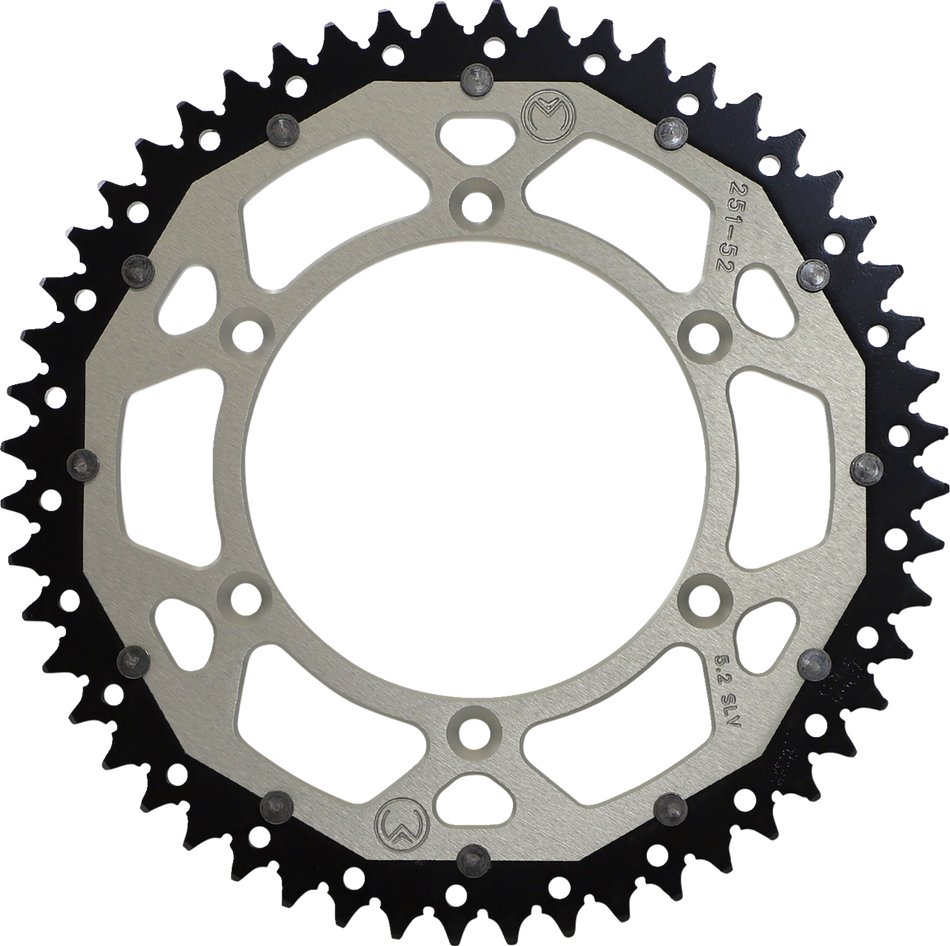 MOOSE RACING Dual Sprocket - Silver - 52 Tooth 1210-251-52-11X