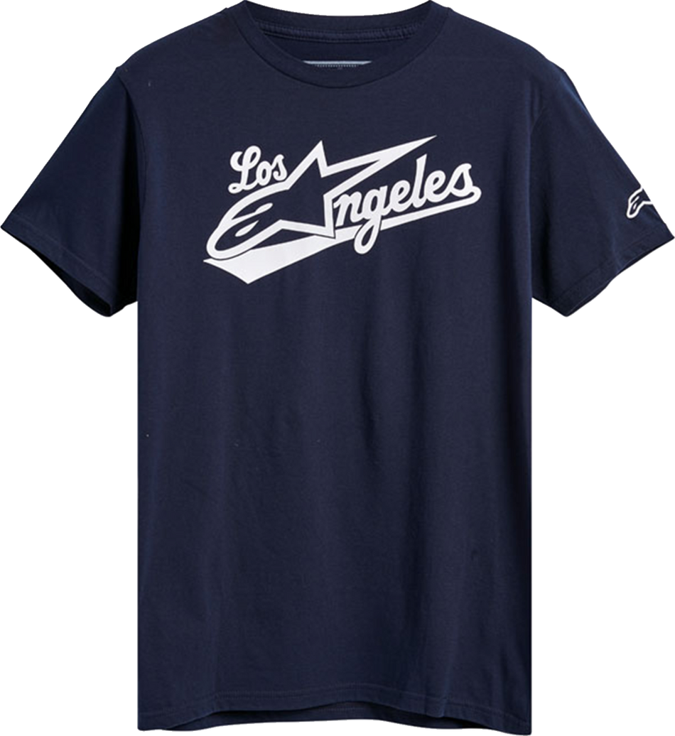 ALPINESTARS Los Angeles T-Shirt - Navy - XL 12337222070XL