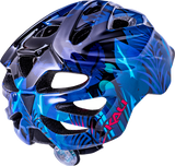 KALI Child Chakra Lighted Helmet - Jungle - Gloss Blue - XS 0221022224