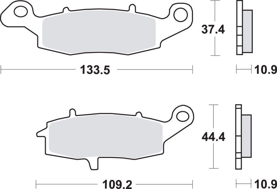 SBS LS Brake Pads - Kawasaki/Suzuki - 886LS 886LS