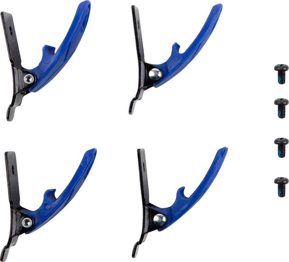 MOOSE RACING Qualifier Boot Buckle Kit - Blue 3430-1010