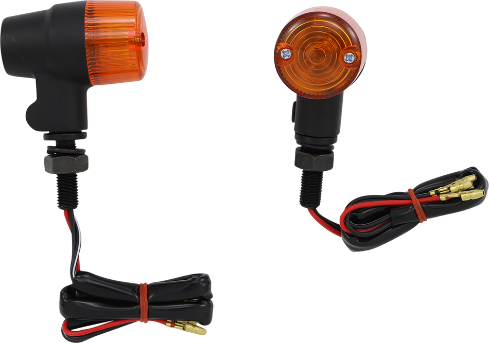 K&S TECHNOLOGIES Marker Light - Dual Filament - Amber/Black 25-8633