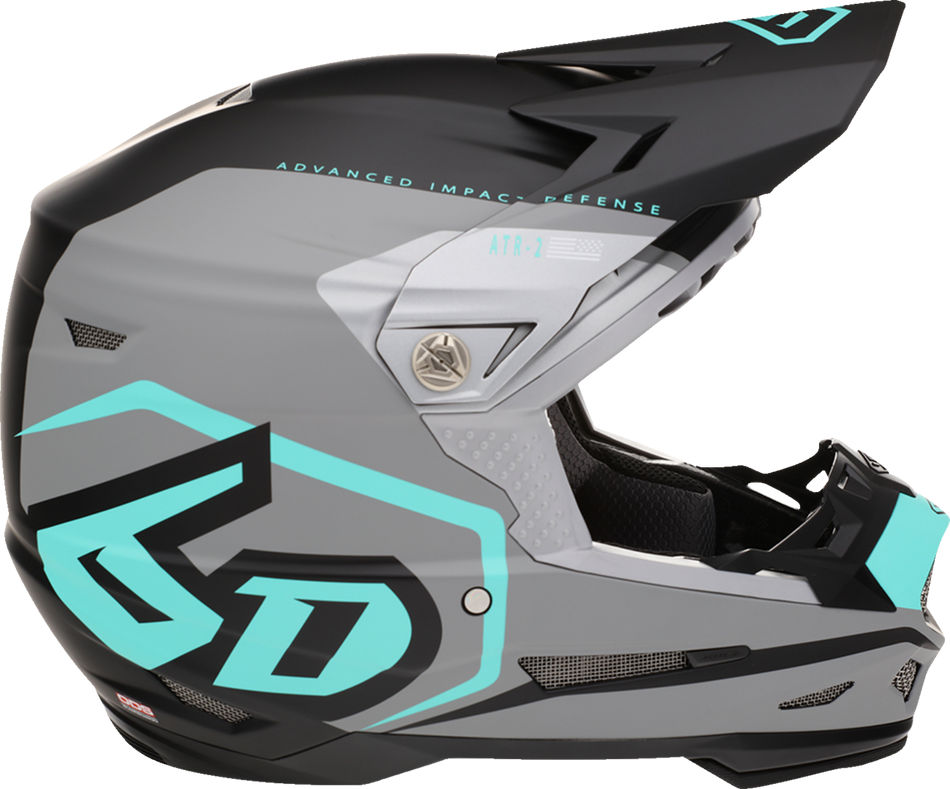 6D ATR-2 Helmet - Delta - Teal - XS 12-3404