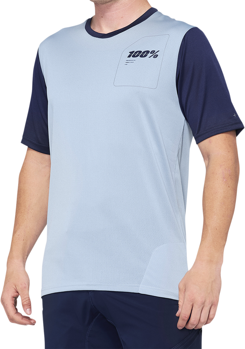 100% Ridecamp Jersey - Short-Sleeve - Blue/Navy - XL 40027-00013