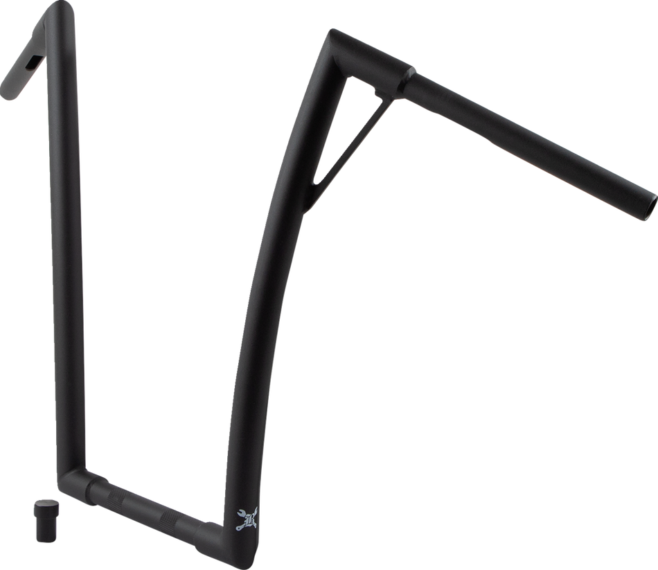 BURLY BRAND Handlebar - Louie - 19" - Textured Black B12-7011TB