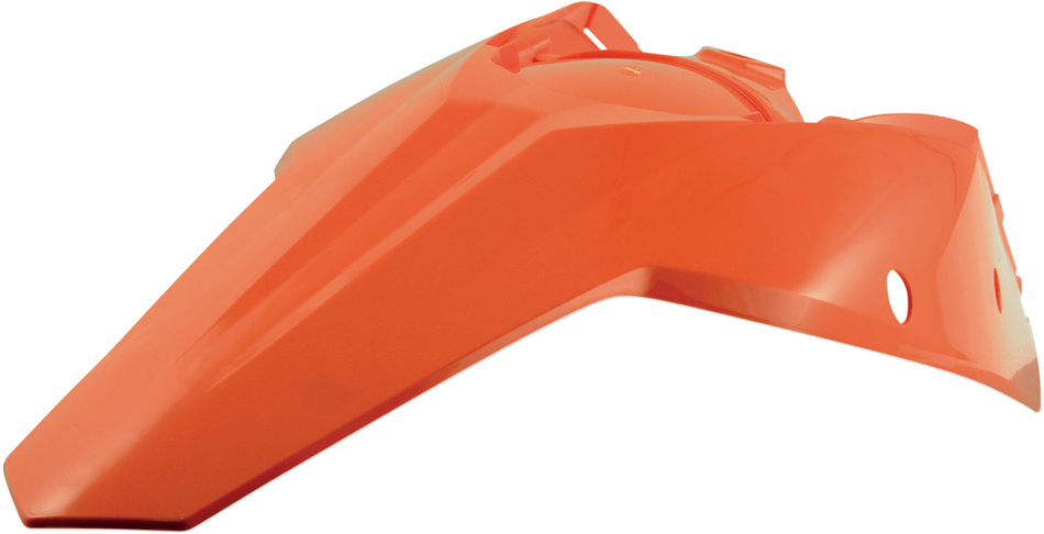 ACERBIS Rear Fender - Orange NO TAILLIGHT TABS 2082000237