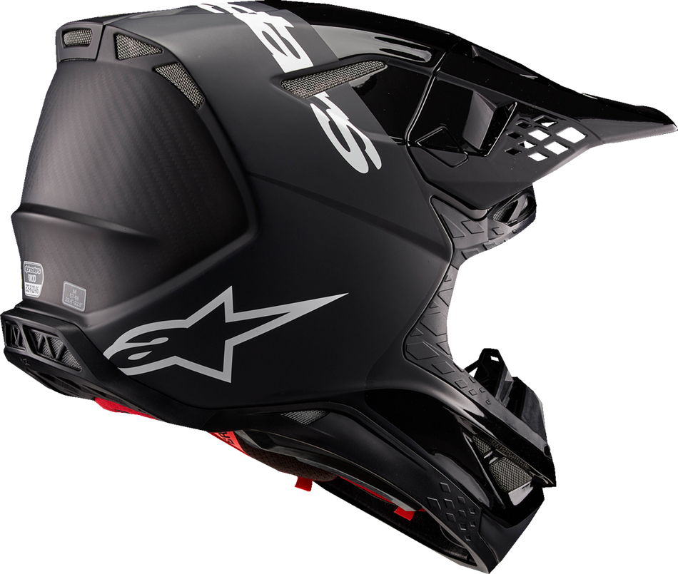 ALPINESTARS Supertech M10 Helm - Flood - MIPS® - Schwarz/Dunkelgrau - XS 8301023-1310-XS