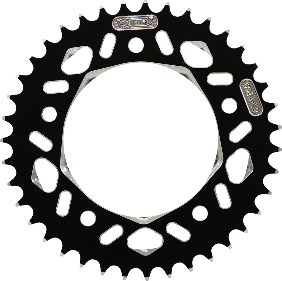 VORTEX Aluminum Sprocket - Black - Rear - 39 Tooth 654AZK-39