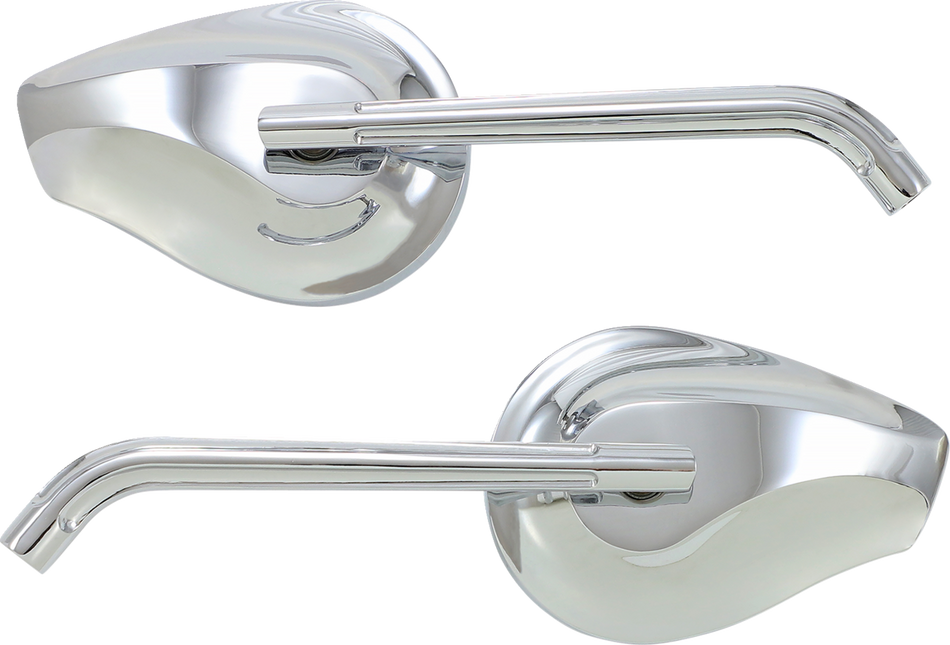 HIGHSIDER Mirror - Phoenix 1 - Side View - Oval - Chrome 301-591