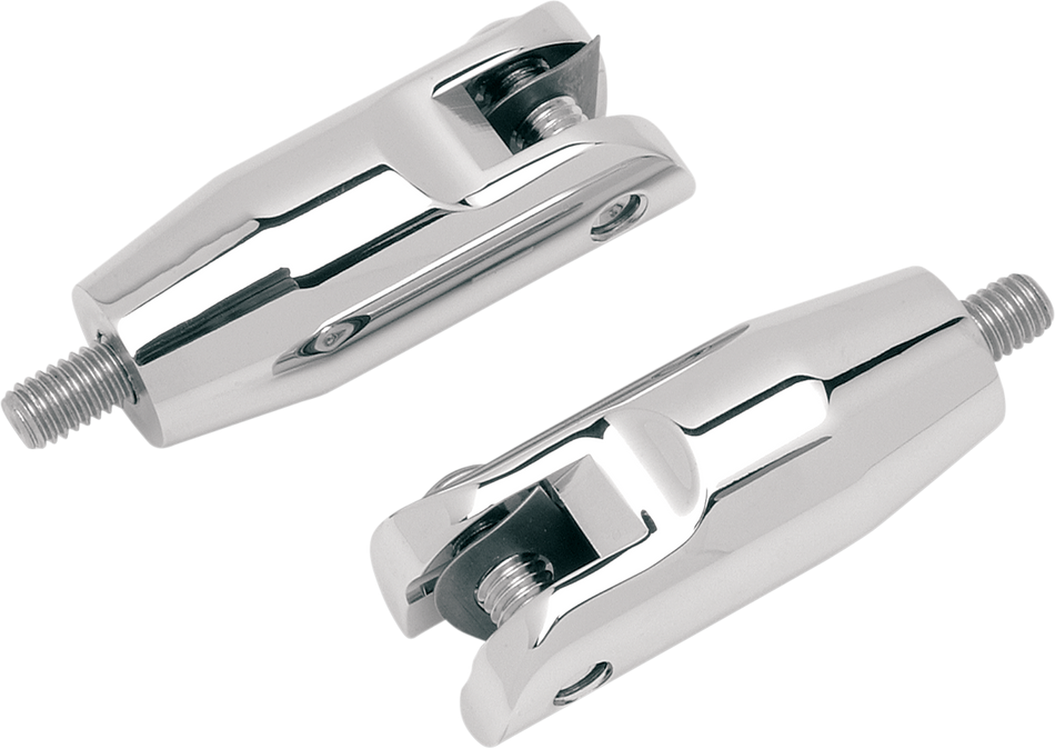 ACCUTRONIX Rear Footpeg Mount - Chrome - FLHT '93+ FPMT501-C