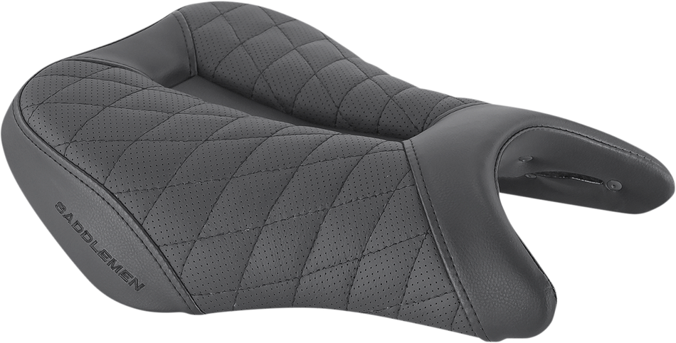 SADDLEMEN Track Seat - Lattice Stitch - Black - GSX-S 750 2018-2020  0810-S075