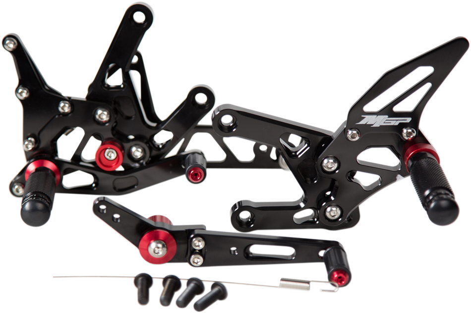 MGP MGP Rearset - Black - Yamaha 81501-2500