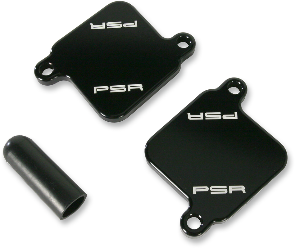 POWERSTANDS RACING Block Off Plate - Black 05-01352-22