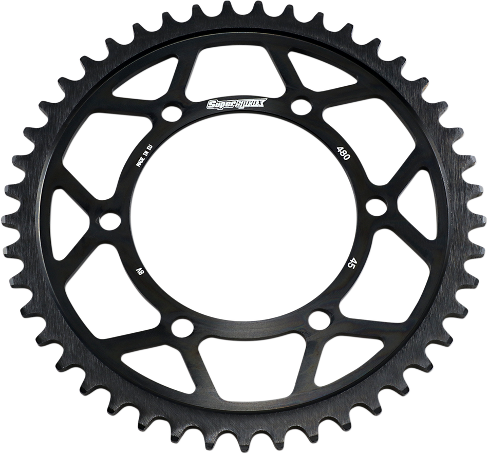 SUPERSPROX Edge Rear Sprocket - Black - 45 Tooth RFA-480-45-BLK