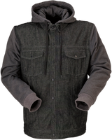 Sudadera con capucha vaquera Z1R - Negro/Gris - 5XL 2840-0111 
