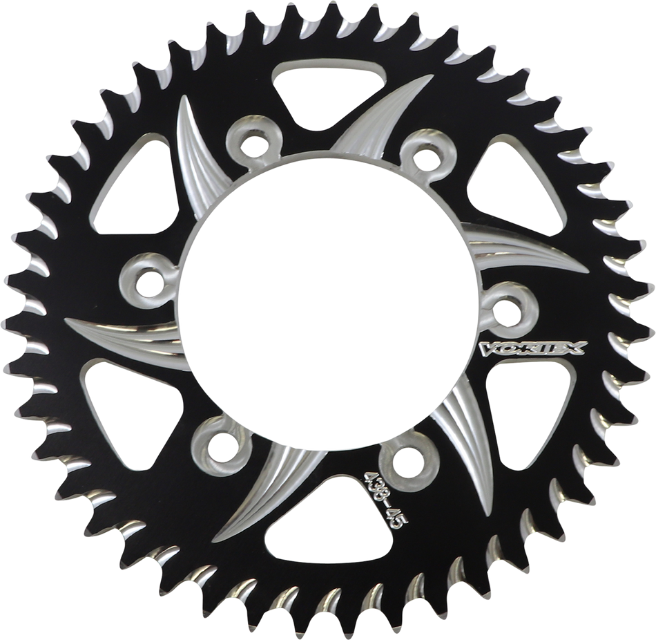 VORTEX CAT5 Sprocket - Black - 45 Tooth 438ZK-45