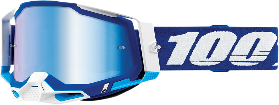 100% Racecraft 2 Goggles - Blue - Blue Mirror 50010-00002