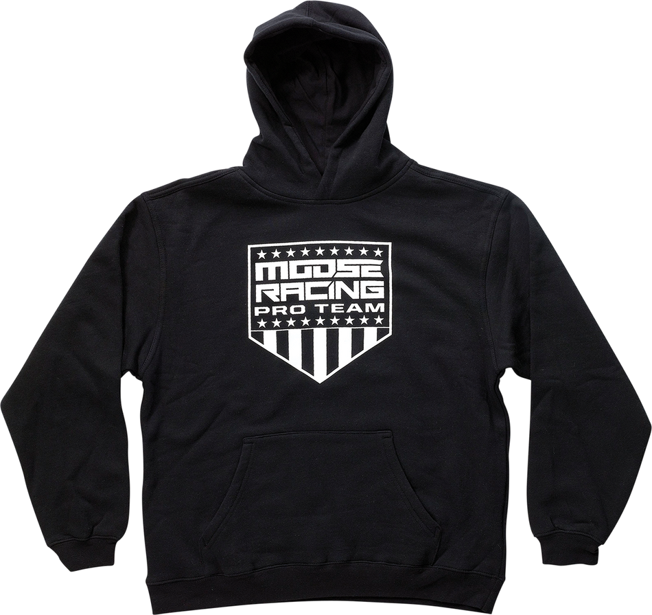 MOOSE RACING Youth Pro Team Hoodie - Black - Medium 3052-0630