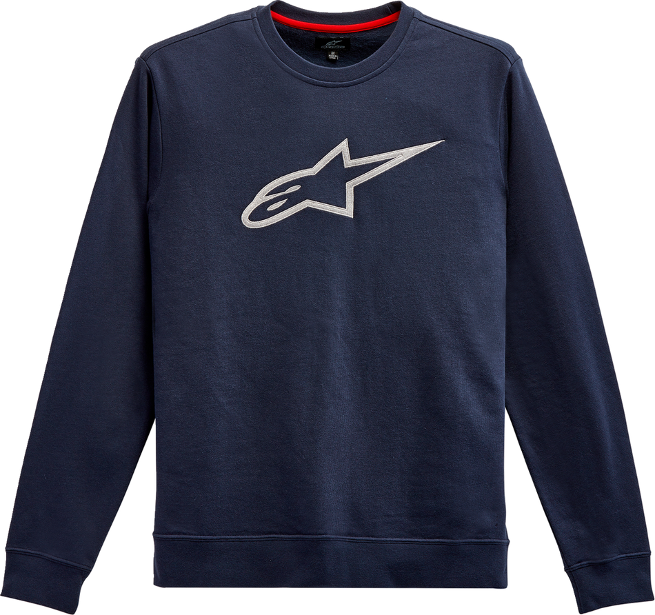 ALPINESTARS Ageless Crew Fleece – Marineblau/Grau – Medium 1212513227011M