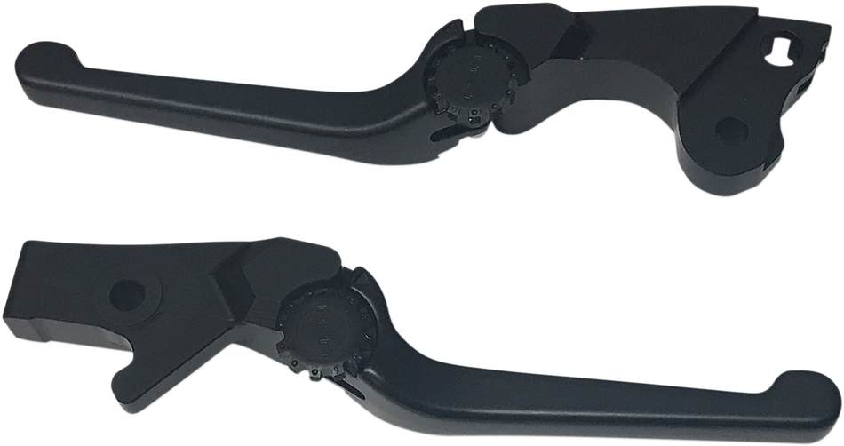 POWERSTANDS RACING Lever Set - Anthem - Black 17-00651-22