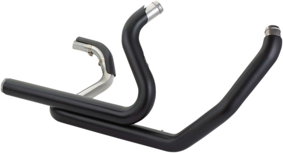 S&S CYCLE Power TuneÂ® Dual Headers - Black Ceramic 550-0705