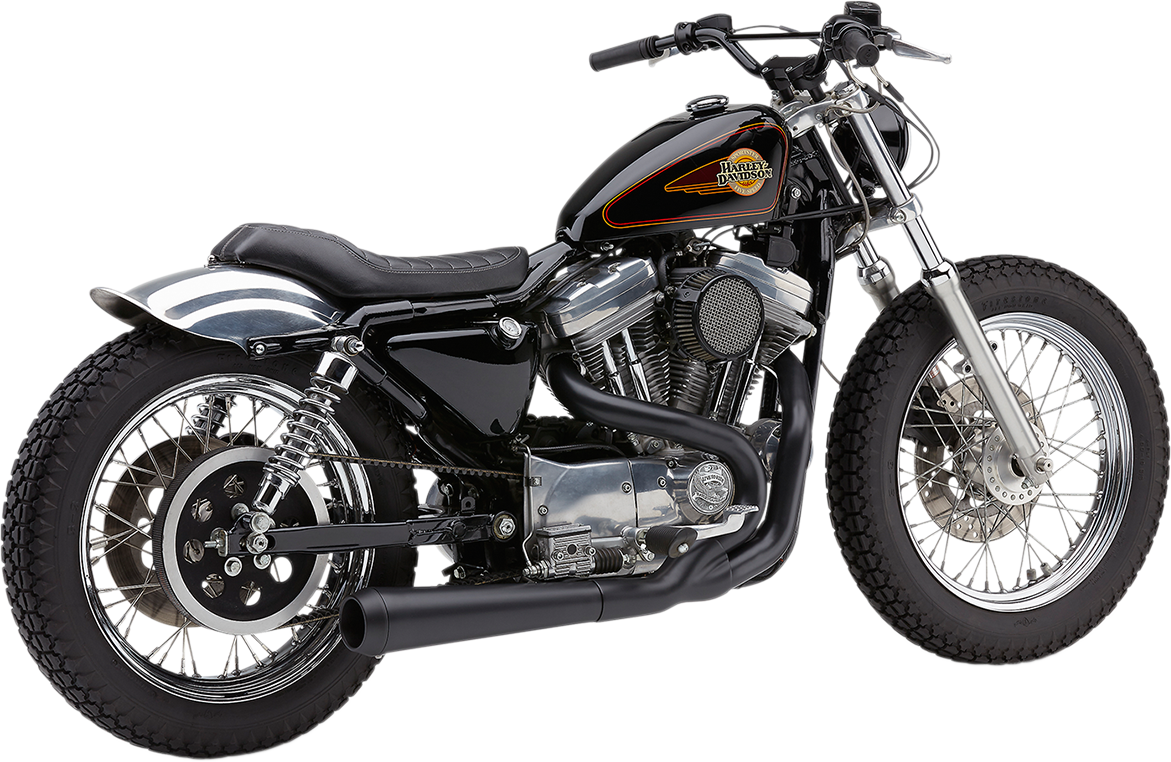 COBRA El Diablo Exhaust - Black - 4" Sportster 1200 /883 1986-2003   6471B