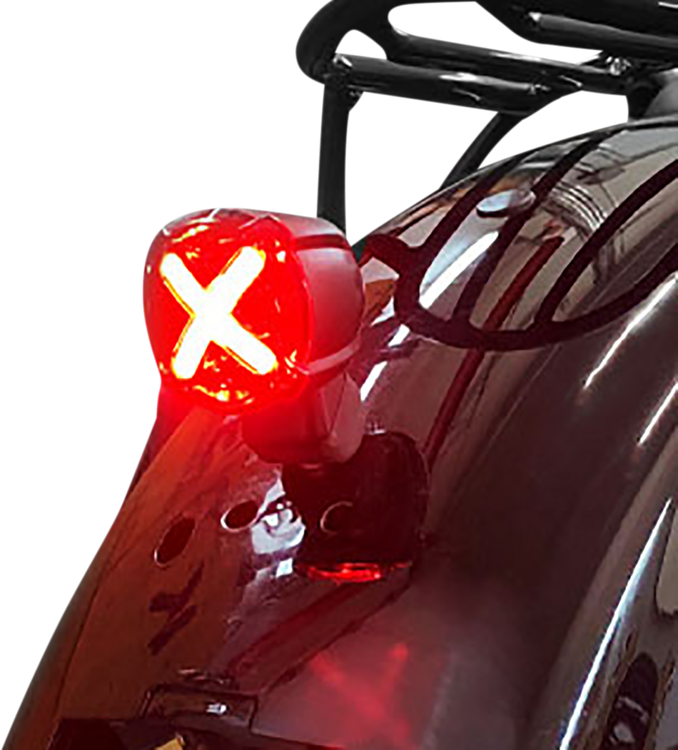 KOSO NORTH AMERICA Taillight - Universal - Red Lens HB036000