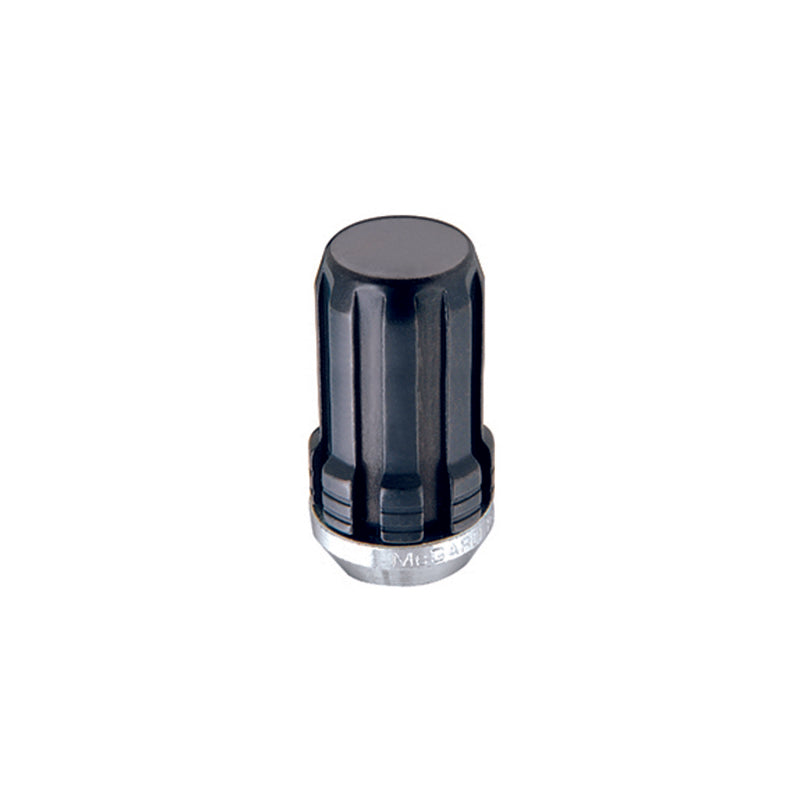 McGard SplineDrive Lug Nut (Cone Seat) M14X1.5 / 1.935in. Length (4-Pack) - Black (Req. Tool) 65310BK