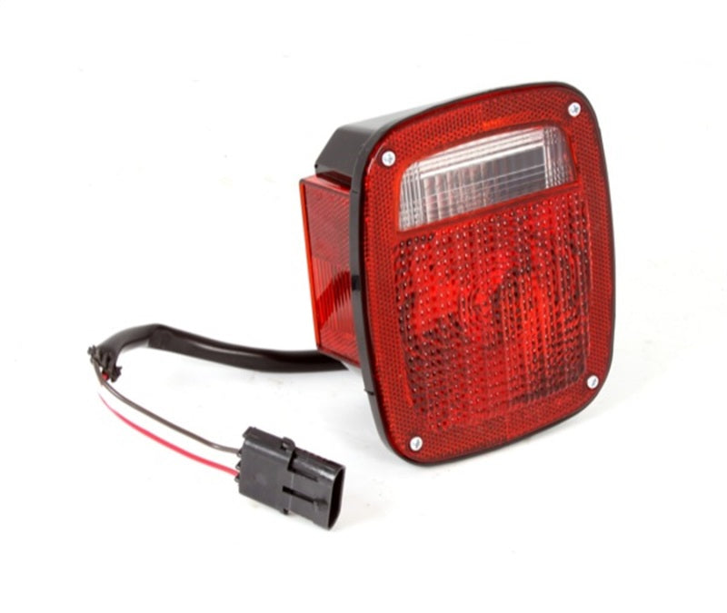 Omix Tail Light Black Housing LH 87-90 Jeep Wrangler 12403.11