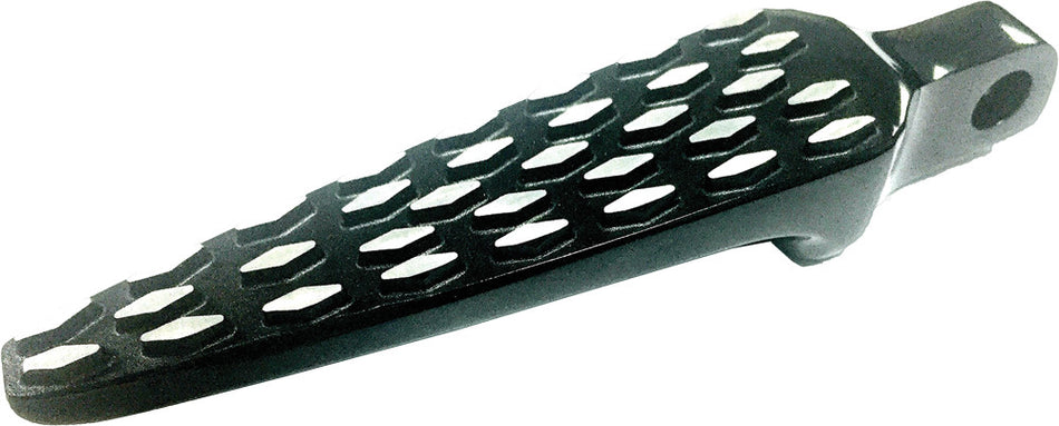 HARDDRIVE Argyle Foot Pegs 45 Degree Male Peg Mount Set Gloss Black 353431