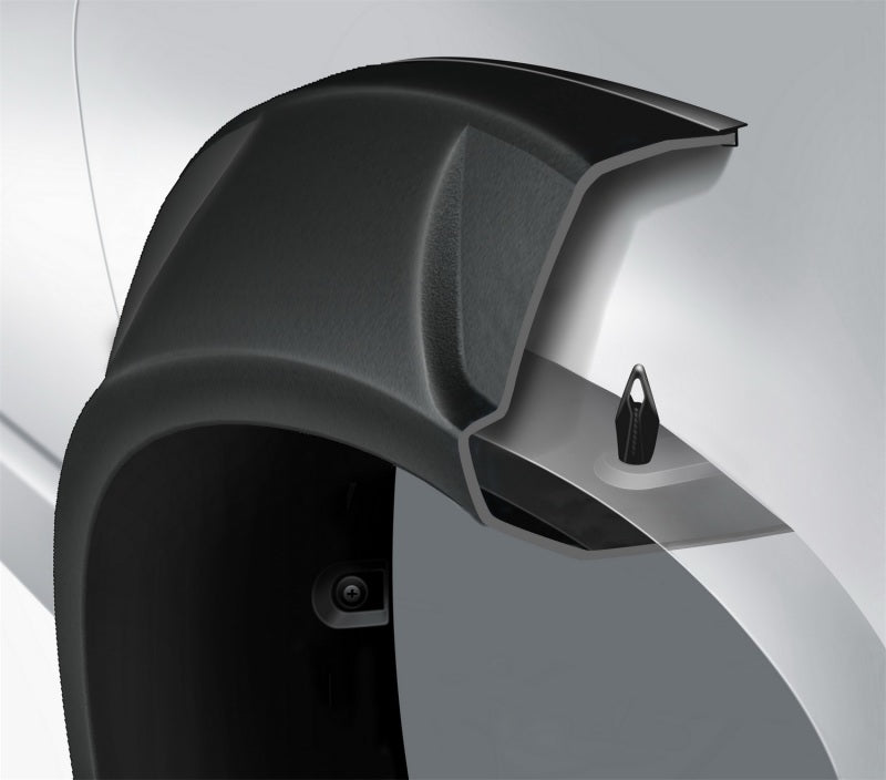 Bushwacker 19-21 Chevrolet Silverado 1500 DRT Style Flares 4pc - Black 40984-02