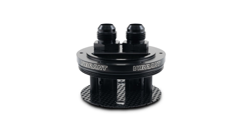 Vibrant 2-Port Catch Can Lid Assembly 12786